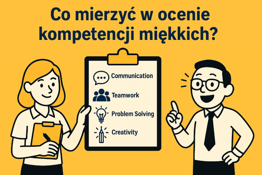 Ilustracja wektorowa przedstawiająca żółto-czarny autokar z napisem „Wyjazd integracyjny HR” – grafika w stylu flat design.