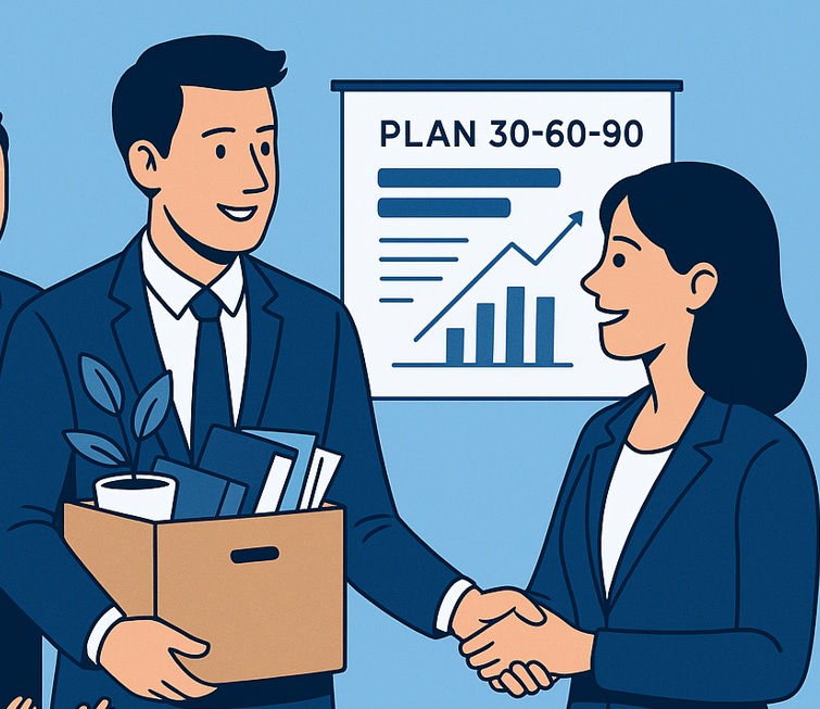 Onboarding menedżera – ilustracja procesu wdrożenia nowego kierownika w firmie