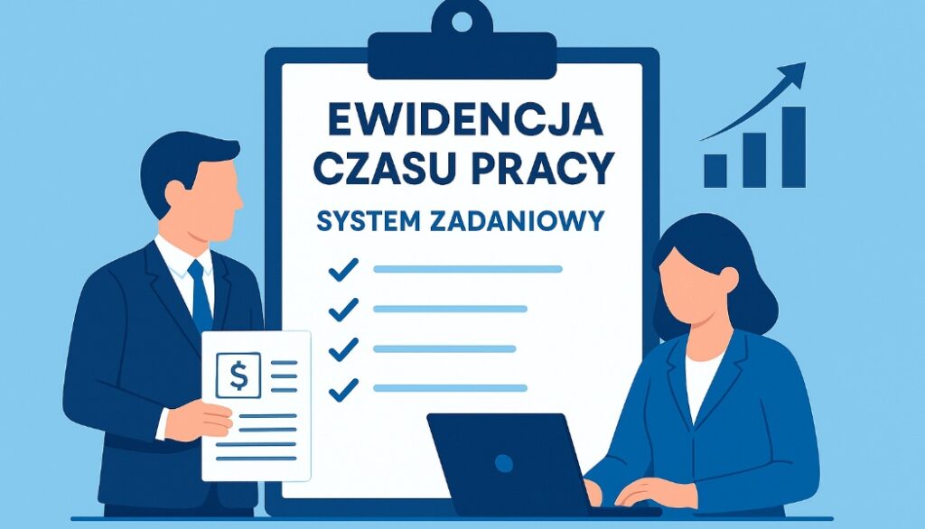 Ewidencja czasu pracy w systemie zadaniowym – ilustracja HR