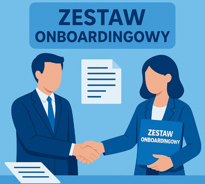 Zestaw onboardingowy dla nowego pracownika – przekazanie pakietu powitalnego