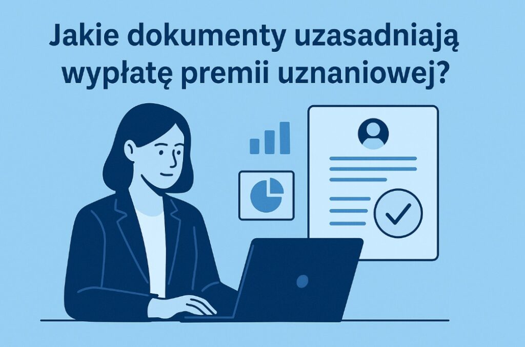 Dokumenty uzasadniające wypłatę premii uznaniowej – ilustracja HR