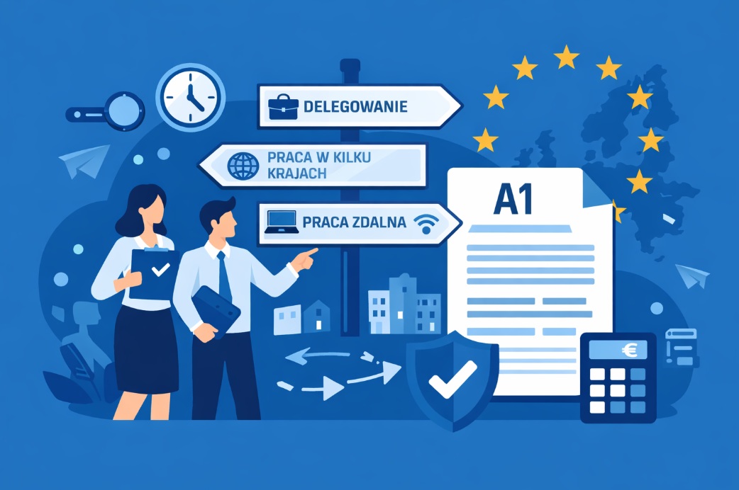 A1 i ubezpieczenia przy pracy transgranicznej – szybka mapa decyzyjna dla HR