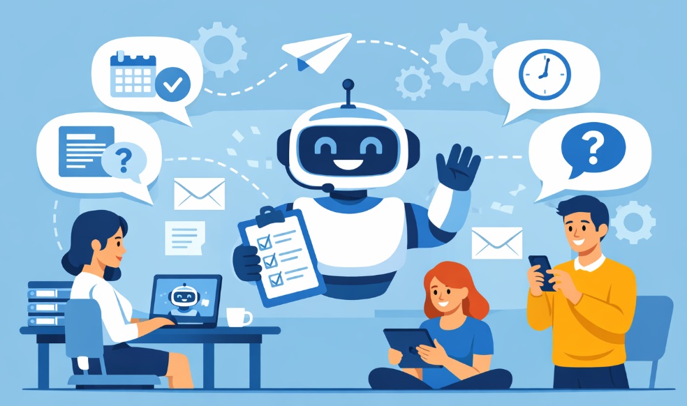 Chatbot HR automatyzujący komunikację z pracownikami w nowoczesnym dziale HR
