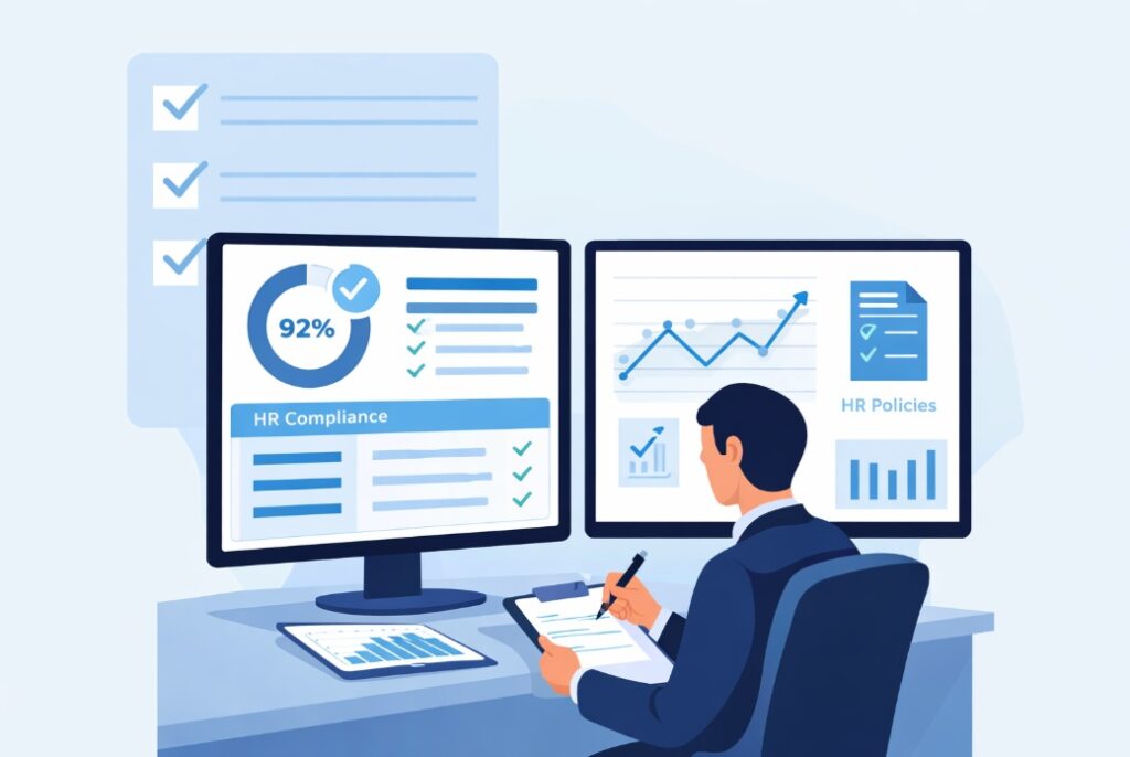 Monitorowanie zgodności z politykami HR i raportowanie danych do zarządu