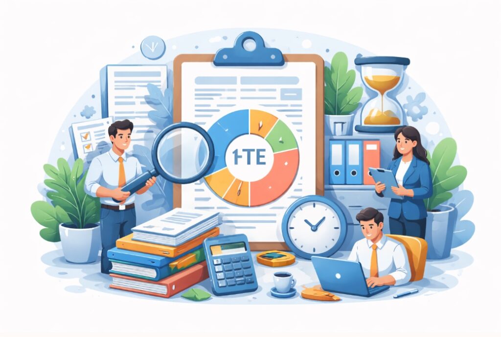 Analiza obciążenia pracy HR metodą FTE – wizualizacja procesów