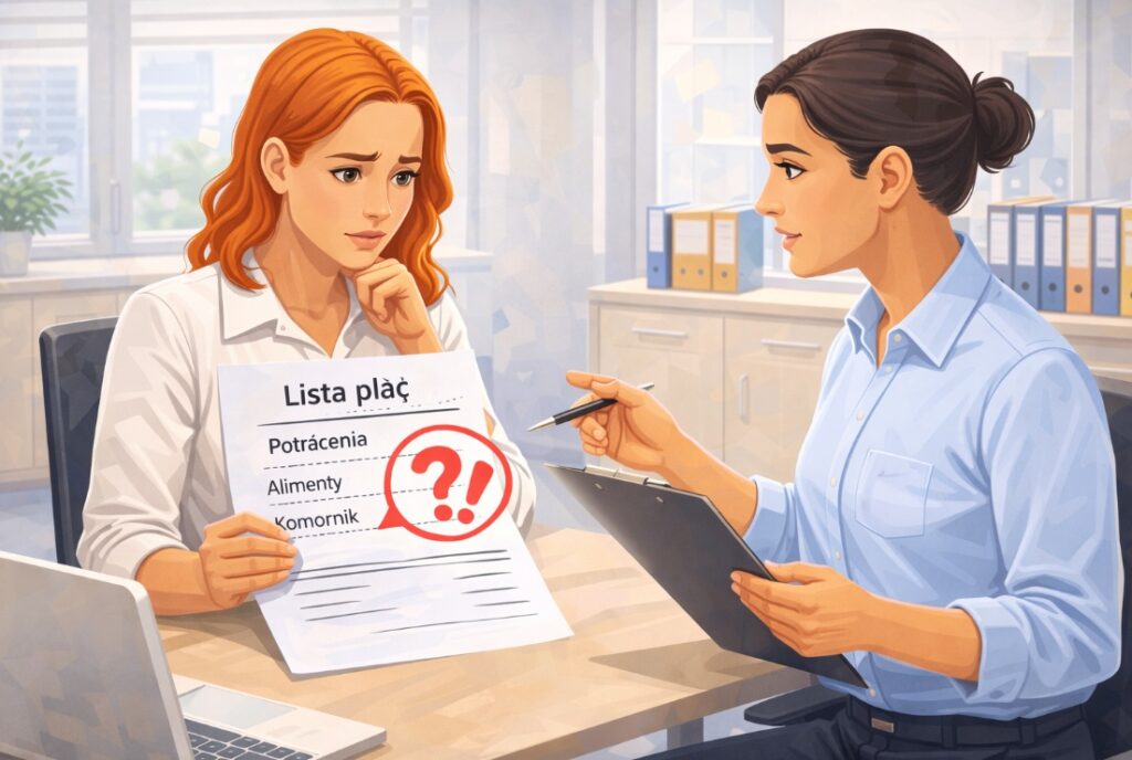 Wyjaśnianie potrąceń z wynagrodzenia pracownika w dziale kadr